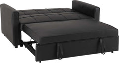 Astoria Sofa Bed - BLACK FAUX LEATHER
