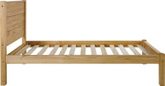 Barton 3' Single Bed - Waxed Pine Wood