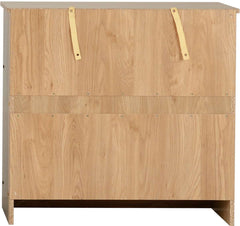 BELLINGHAM 3 DRAWER CHEST - OAK EFFECT VENEER