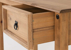 BUDGET MEXICAN STUDY DESK - DISTRESSED WAXED PINE