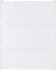 CHARLES 4 DOOR 2 DRAWER MIRRORED WARDROBE - WHITE