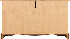 CORONA 3 DOOR 3 DRAWER SIDEBOARD - DISTRESSED WAXED PINE