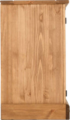 CORONA 4 DOOR 1 DRAWER SIDEBOARD - DISTRESSED WAXED PINE
