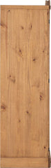CORONA 4 DOOR WARDROBE - DISTRESSED WAXED PINE