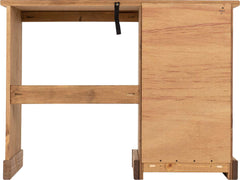 CORONA 4 DRAWER DRESSING TABLE - DISTRESSED WAXED PINE