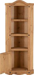 CORONA CORNER UNIT - DISTRESSED WAXED PINE