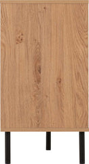 LEON 2 DOOR 3 DRAWER SIDEBOARD - MEDIUM OAK EFFECT
