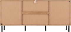 LEON 2 DOOR 3 DRAWER SIDEBOARD - MEDIUM OAK EFFECT