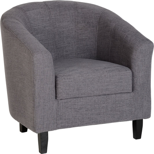 TEMPO TUB CHAIR in GREY FABRIC