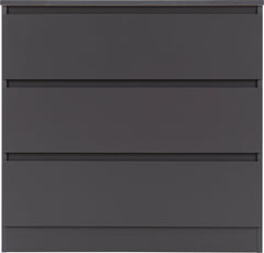 MALVERN 3 DRAWER CHEST - GREY