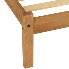 MAYA 3' BED - DISTRESSED WAXED PINE
