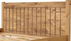 MAYA 4' BED - DISTRESSED WAXED PINE