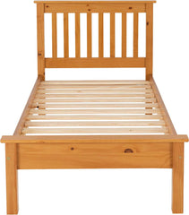 MONACO 3' BED LOW FOOT END - ANTIQUE PINE