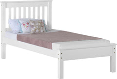 MONACO 3' BED LOW FOOT END - WHITE