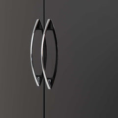 NEVADA 2 DOOR 1 DRAWER WARDROBE - BLACK GLOSS