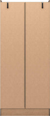 NEVADA 2 DOOR 1 DRAWER WARDROBE - RUSTIC OAK EFFECT