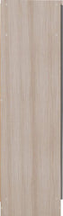 NEVADA 2 DOOR ALL HANGING WARDROBE - GREY GLOSS/LIGHT OAK EFFECT VENEER