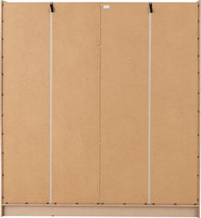 NEVADA 2 DOOR SLIDING WARDROBE - BLACK GLOSS