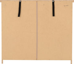 NEVADA 3 DRAWER CHEST - GREY GLOSS/LIGHT OAK EFFECT VENEER