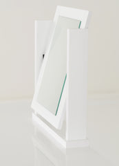 NEVADA 4 DRAWER DRESSING TABLE SET - WHITE GLOSS