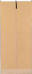 NEVADA MIRRORED 2 DOOR 1 DRAWER WARDROBE - GREY GLOSS/LIGHT OAK EFFECT VENEER