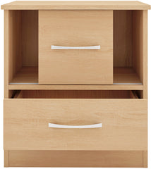NEVADA SLIDING DOOR BEDSIDE - SONOMA OAK EFFECT