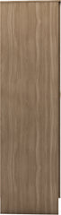 NEVADA VANITY 1 DOOR WARDROBE - RUSTIC OAK EFFECT