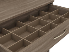 NEVADA VANITY/DRESSING TABLE SET - RUSTIC OAK EFFECT