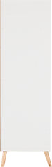 NORDIC 3 DOOR 3 DRAWER WARDROBE - WHITE/DISTRESSED EFFECT
