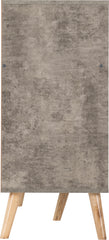 NORDIC MERCHANT CHEST - CONCRETE EFFECT/CHARCOAL