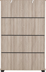 OLIVER 3 DOOR WARDROBE - LIGHT OAK EFFECT