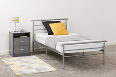 ORION 3' BED - SILVER