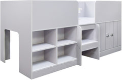 ORLANDO LOW SLEEPER BED - DOVE GREY