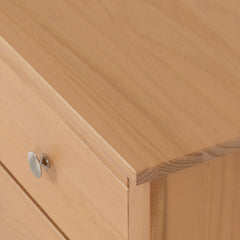 OSLO 3 DRAWER BEDSIDE - ANTIQUE PINE