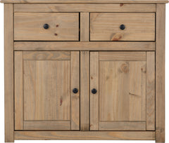 PANAMA 2 DOOR 2 DRAWER SIDEBOARD - NATURAL WAX
