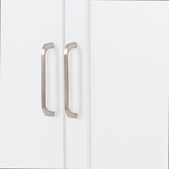 PORTLAND 2 DOOR WARDROBE - WHITE/OAK EFFECT