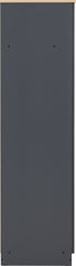 PORTLAND 3 DOOR WARDROBE - GREY/OAK EFFECT