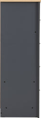 PORTLAND 3+2 DRAWER CHEST - GREY/OAK EFFECT