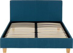 PRADO 4'6" BED - PETROL BLUE FABRIC