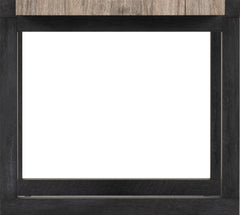 SELMA SIDE TABLE - MEDIUM OAK/BLACK OAK EFFECT