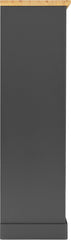 TOLEDO 2 DOOR WARDROBE - GREY/OAK EFFECT