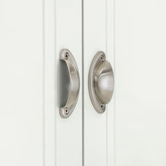 TOLEDO 2 DOOR WARDROBE - WHITE/OAK EFFECT