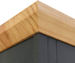 TOLEDO 2+2 DRAWER CHEST - GREY/OAK EFFECT