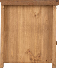 TORTILLA FLAT SCREEN TV UNIT - DISTRESSED WAXED PINE