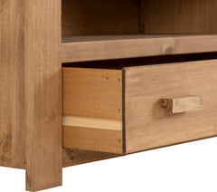 TORTILLA FLAT SCREEN TV UNIT - DISTRESSED WAXED PINE