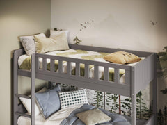 Flair Bea Grey Wooden Bunk Bed Top