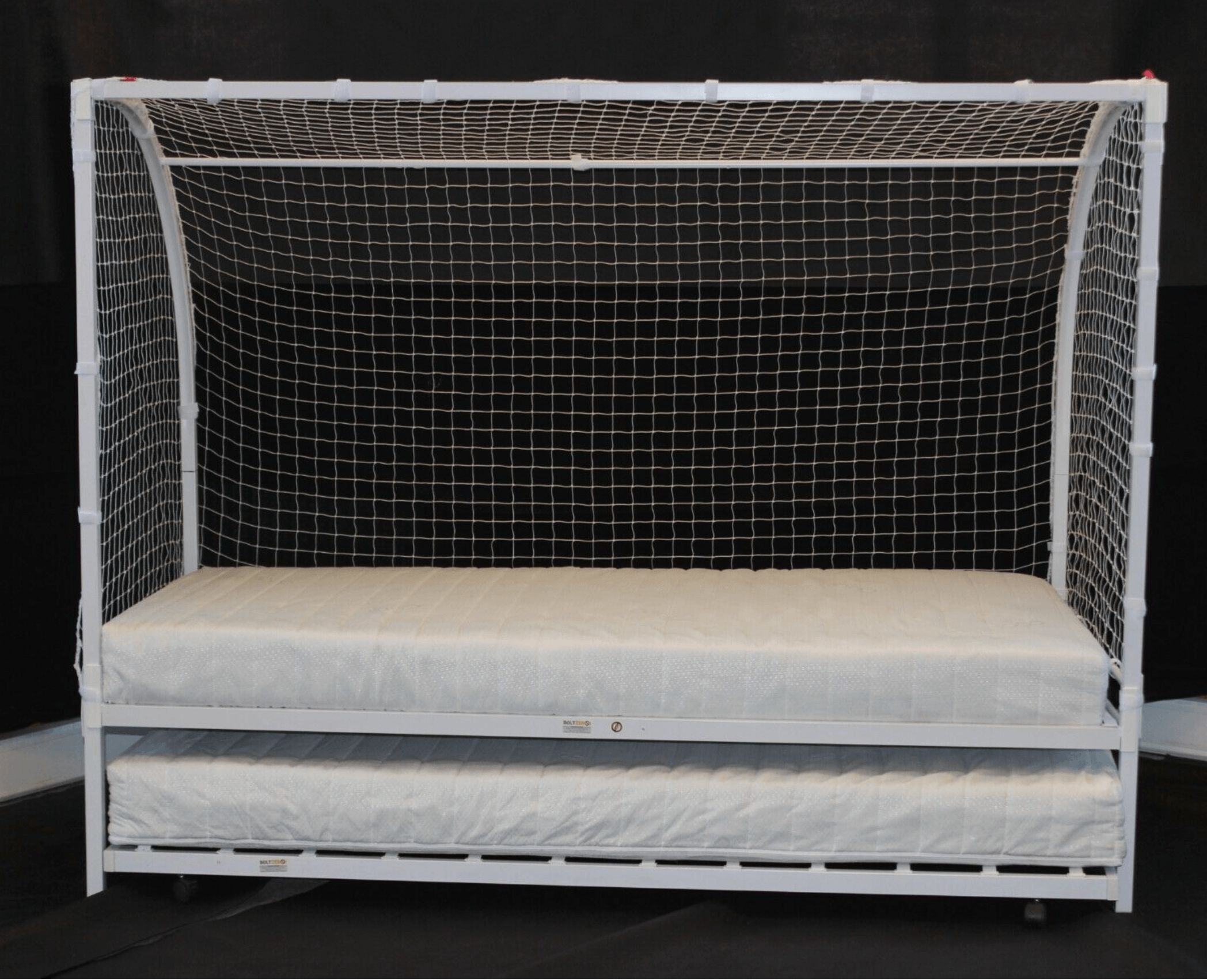 football goal trundle bed bunk