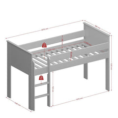 Alba Wooden Mid-Sleeper 6
