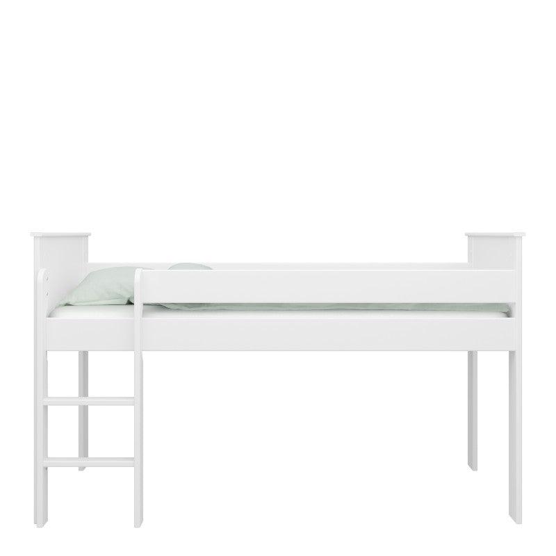 Alba White Wooden Mid-Sleeper 3