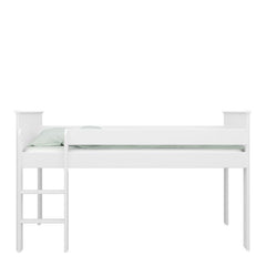 Alba White Wooden Mid-Sleeper 3